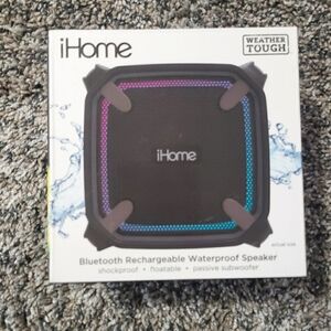 New In Box, iHome, Rugged, Portable, Wireless, Bluetooth Speaker (lbt500ccbb)